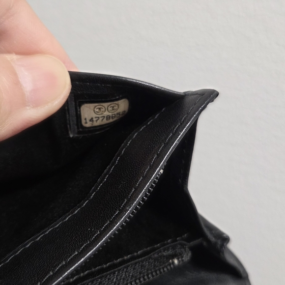 ✨ Authentic CHANEL Black Camellia Long Wallet – Serial 14778852 ✨ - Picture 13 of 13